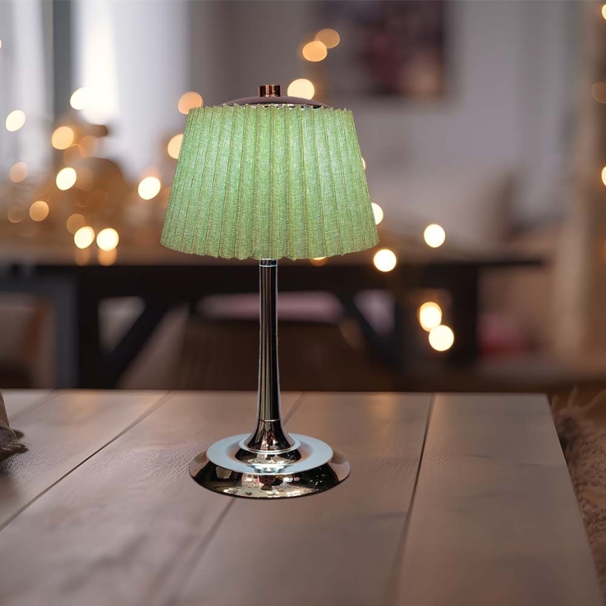LED Himmennettävä ladattava kosketuspöytävalaisin LED/1,5W/5V 3000/4000/6000K 1800 mAh vihreä
