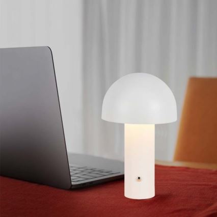 LED Himmennettävä ladattava kosketuspöytävalaisin LED/1W/5V 3000-6000K 1800 mAh valkoinen+
