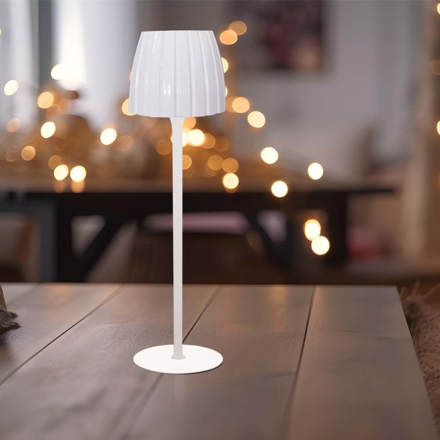 LED Himmennettävä ladattava kosketuspöytävalaisin LED/2,7W/5V 3000/4000/6000K 1800 mAh valkoinen