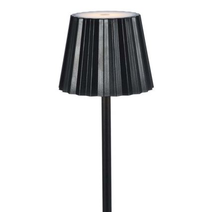 LED Himmennettävä ladattava kosketuspöytävalaisin LED/4W/5V 3000-6000K 1800 mAh musta