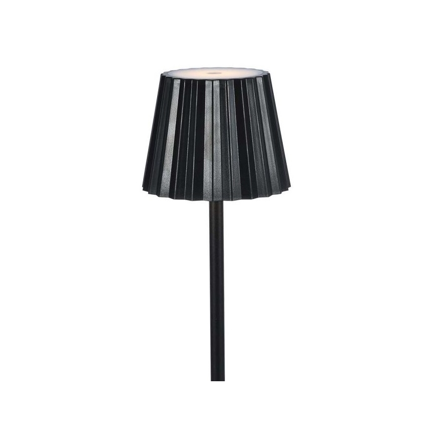 LED Himmennettävä ladattava kosketuspöytävalaisin LED/4W/5V 3000-6000K 1800 mAh musta