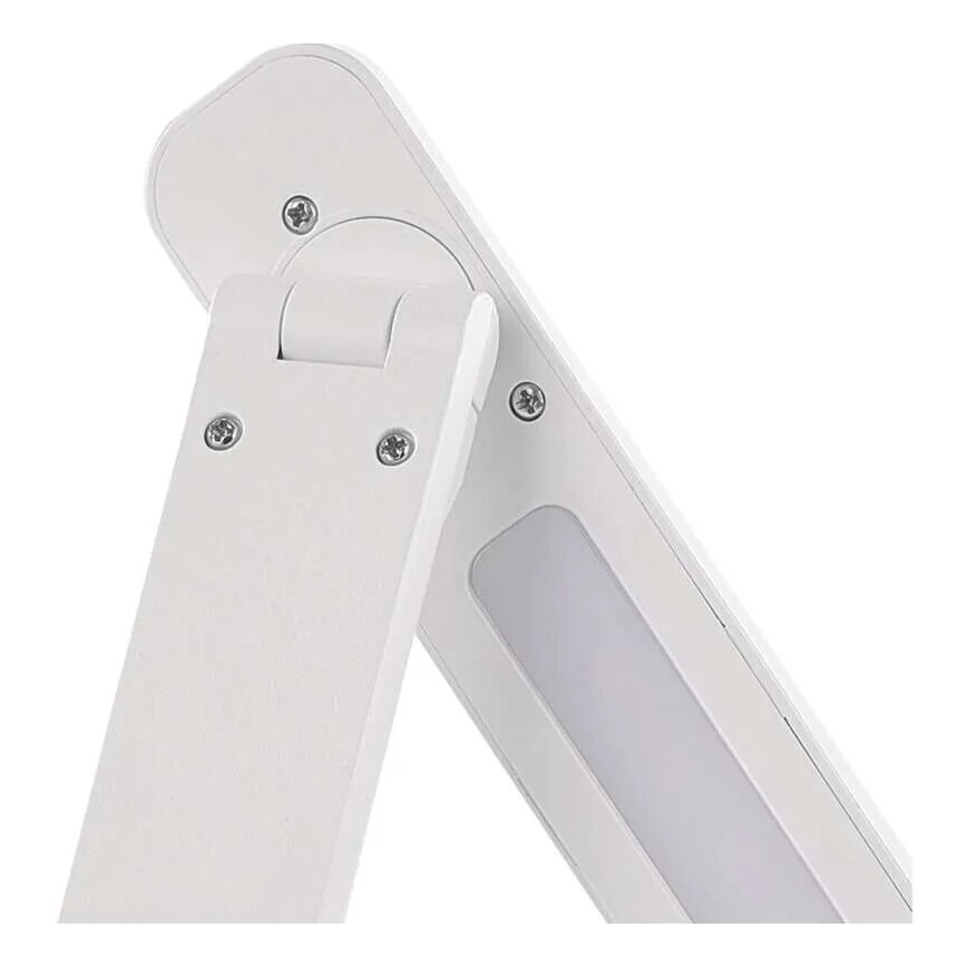 LED Himmennettävä ja ladattava pöytälamppu LED/5W/3,7V 3000K/4000K/6500K 800mAh valkoinen