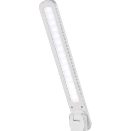 LED Himmennettävä ja ladattava pöytälamppu LED/5W/3,7V 3000K/4000K/6500K 800mAh valkoinen