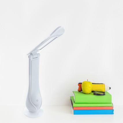 LED Himmennettävä ja ladattava pöytälamppu LILLY LED/4W/5V 1200 mAh valkoinen