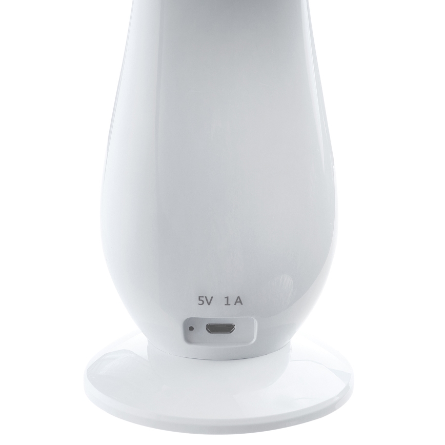 LED Himmennettävä ja ladattava pöytälamppu LILLY LED/4W/5V 1200 mAh valkoinen