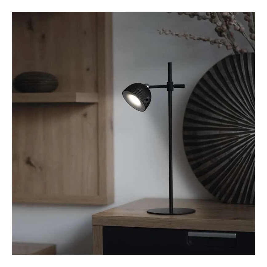 LED Himmennettävä ja ladattava pöytälamppu magneettinen 4in1 LED/4,2W/3,7V 4000K 1200mAh musta