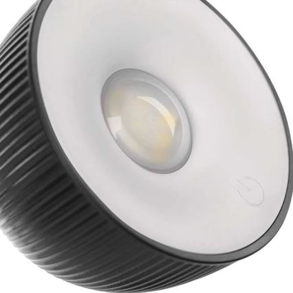 LED Himmennettävä ja ladattava pöytälamppu magneettinen 4in1 LED/4,2W/3,7V 4000K 1200mAh musta