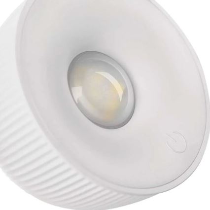 LED Himmennettävä ja ladattava pöytälamppu magneettinen 4in1 LED/4,2W/3,7V 4000K 1200mAh valkoinen