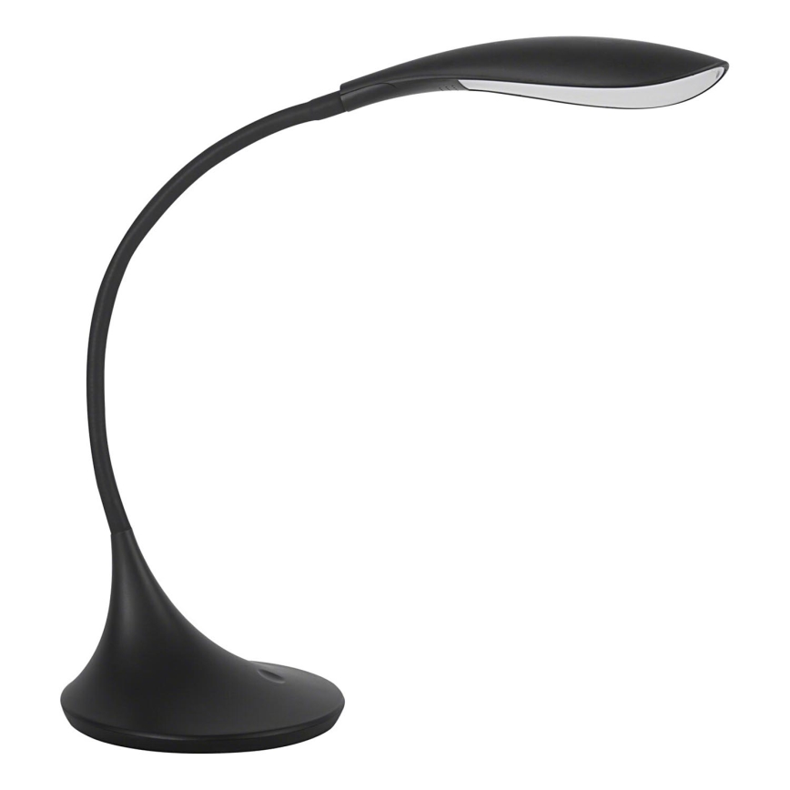 LED Himmennettävä joustava pöytävalaisin FRANCO LED/6,8W/230V musta