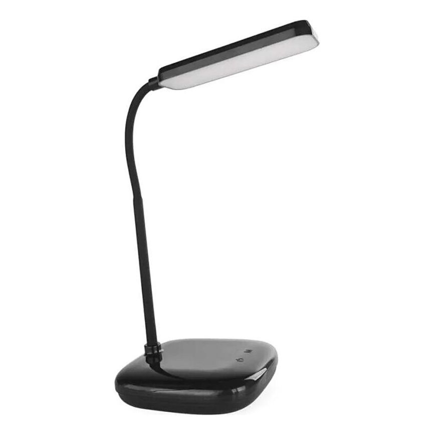 LED Himmennettävä joustava pöytävalaisin LED/12W/230V 3000K/4000K/6500K musta