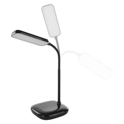 LED Himmennettävä joustava pöytävalaisin LED/12W/230V 3000K/4000K/6500K musta