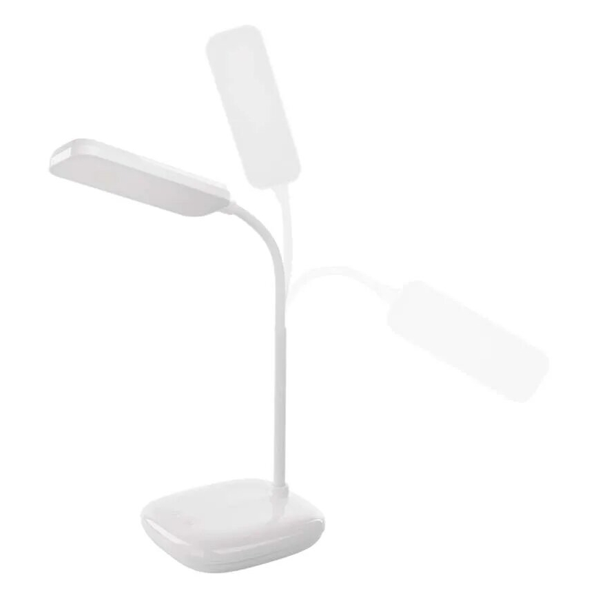 LED Himmennettävä joustava pöytävalaisin LED/12W/230V 3000K/4000K/6500K valkoinen
