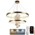 LED himmennettävä kattokruunu johdolla LED/100W/230V 3000-6500K + kaukosäädin
