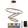 LED himmennettävä kattokruunu johdolla LED/125W/230V 3000-6500K halkaisija 80 cm + kaukosäädin