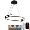 LED himmennettävä kattokruunu johdolla LED/50W/230V 3000-6500K halkaisija 60 cm + kaukosäädin