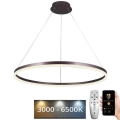 LED himmennettävä kattokruunu johdolla LED/55W/230V 3000-6500K halkaisija 80 cm + kaukosäädin