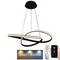 LED himmennettävä kattokruunu johdolla LED/70W/230V 3000-6500K halkaisija 60 cm + kaukosäädin