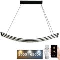 LED himmennettävä kattokruunu johdolla LED/70W/230V 3000-6500K + kaukosäädin
