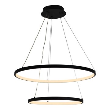 LED himmennettävä kattokruunu johdolla LED/75W/230V 3000-6500K halkaisija 60 cm + kaukosäädin