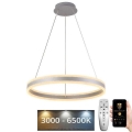 LED himmennettävä kattokruunu johdolla LED/85W/230V 3000-6500K halkaisija 60 cm + kaukosäädin