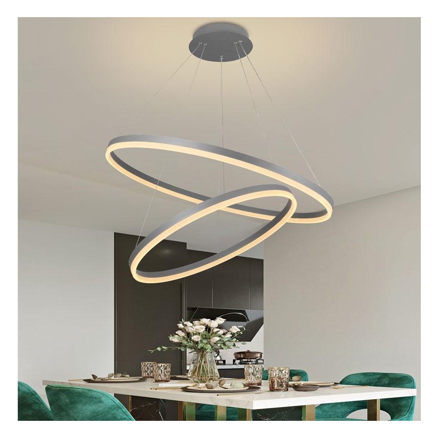 LED-himmennettävä kattokruunu johdossa LED/100W/230V 3000-6500K + kaukosäädin