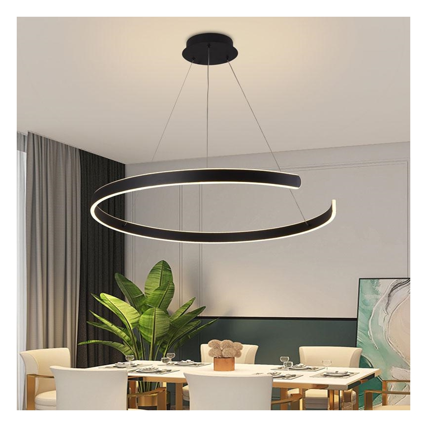 LED-himmennettävä kattokruunu johdossa LED/100W/230V 3000-6500K + kaukosäädin