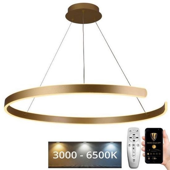 LED-himmennettävä kattokruunu johdossa LED/100W/230V 3000-6500K + kaukosäädin