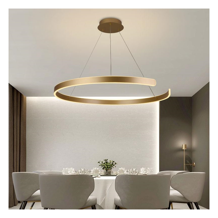 LED-himmennettävä kattokruunu johdossa LED/100W/230V 3000-6500K + kaukosäädin