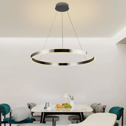 LED-himmennettävä kattokruunu johdossa LED/100W/230V 3000-6500K + kaukosäädin