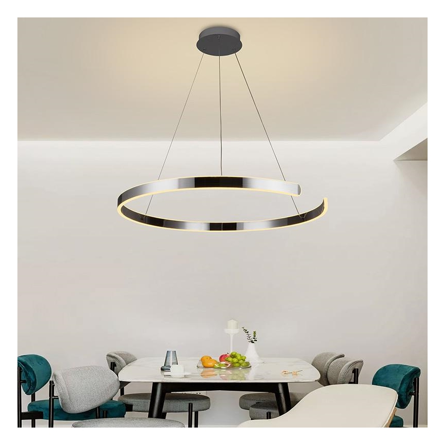 LED-himmennettävä kattokruunu johdossa LED/100W/230V 3000-6500K + kaukosäädin