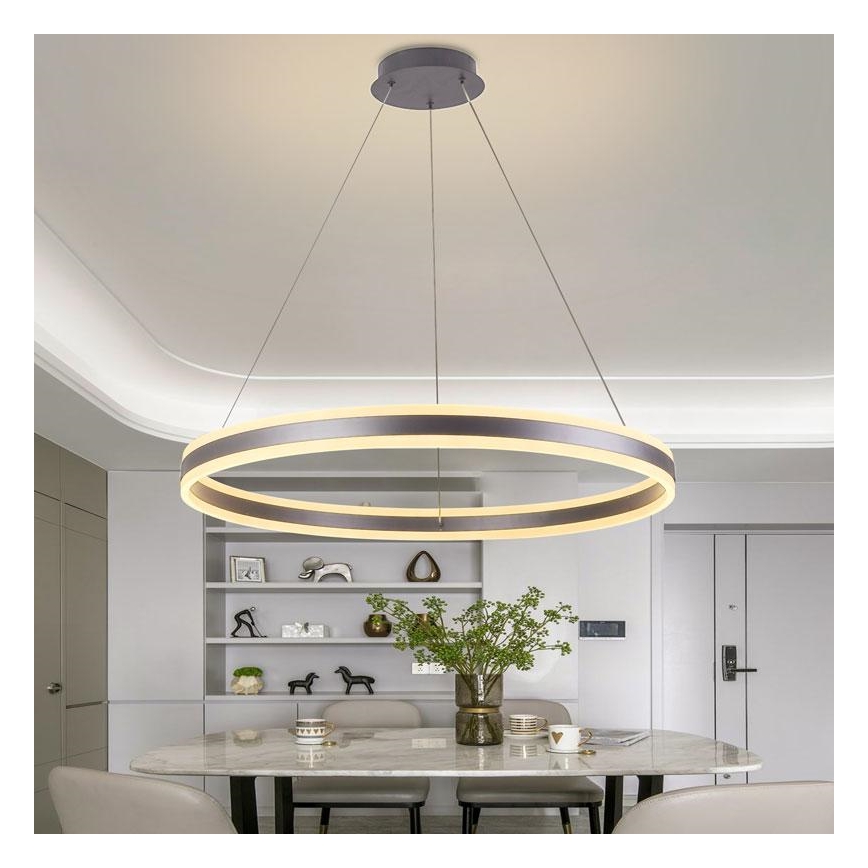 LED-himmennettävä kattokruunu johdossa LED/110W/230V 3000-6500K + kaukosäädin