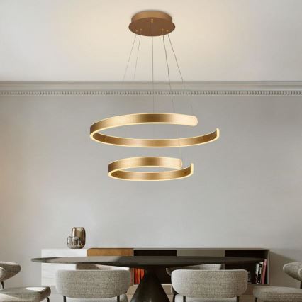 LED-himmennettävä kattokruunu johdossa LED/120W/230V 3000-6500K + kaukosäädin