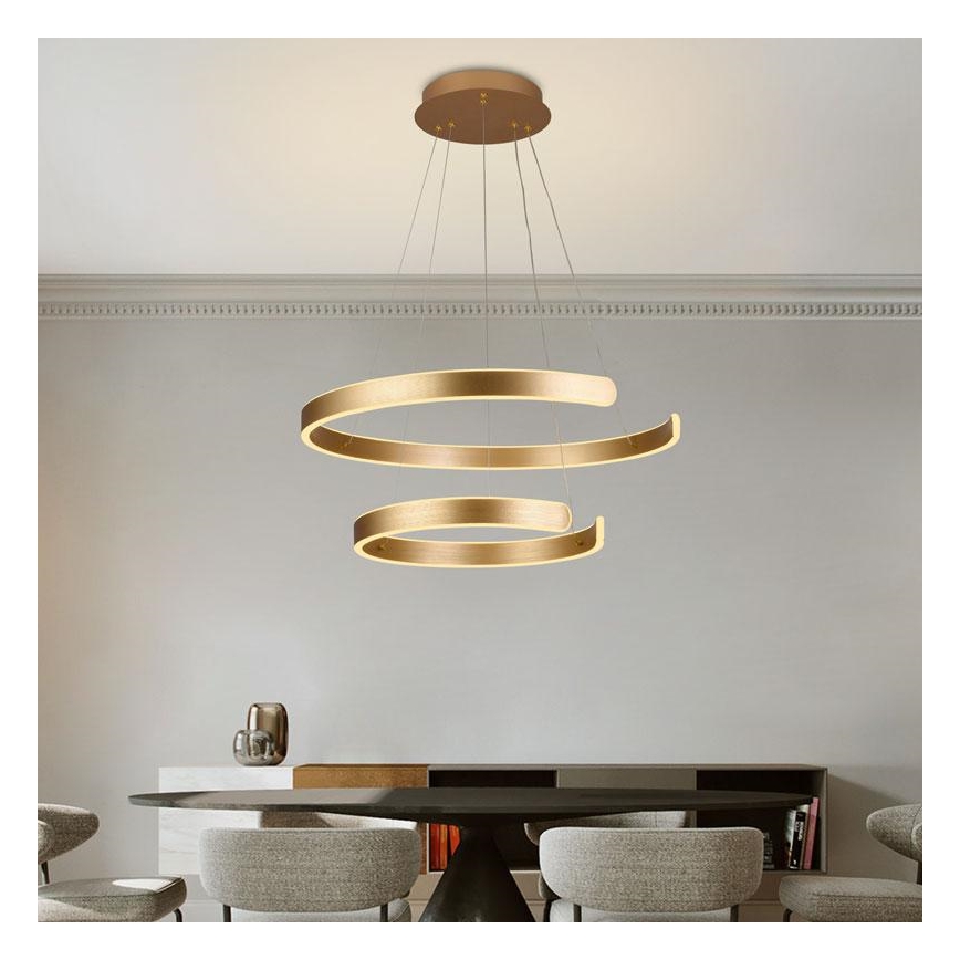 LED-himmennettävä kattokruunu johdossa LED/120W/230V 3000-6500K + kaukosäädin