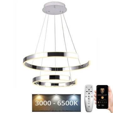 LED-himmennettävä kattokruunu johdossa LED/120W/230V 3000-6500K + kaukosäädin
