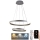LED-himmennettävä kattokruunu johdossa LED/120W/230V 3000-6500K + kaukosäädin