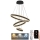 LED-himmennettävä kattokruunu johdossa LED/165W/230V 3000-6500K + kaukosäädin