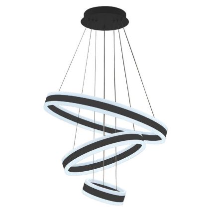 LED-himmennettävä kattokruunu johdossa LED/165W/230V 3000-6500K + kaukosäädin