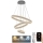 LED-himmennettävä kattokruunu johdossa LED/165W/230V 3000-6500K + kaukosäädin
