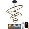 LED-himmennettävä kattokruunu johdossa LED/210W/230V 3000-6500K + kaukosäädin