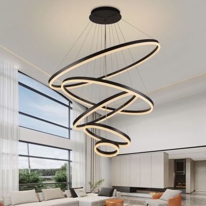 LED-himmennettävä kattokruunu johdossa LED/210W/230V 3000-6500K + kaukosäädin
