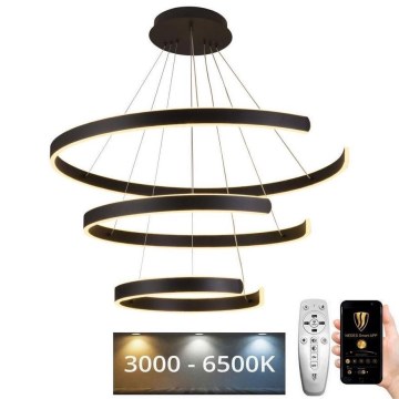 LED-himmennettävä kattokruunu johdossa LED/220W/230V 3000-6500K + kaukosäädin