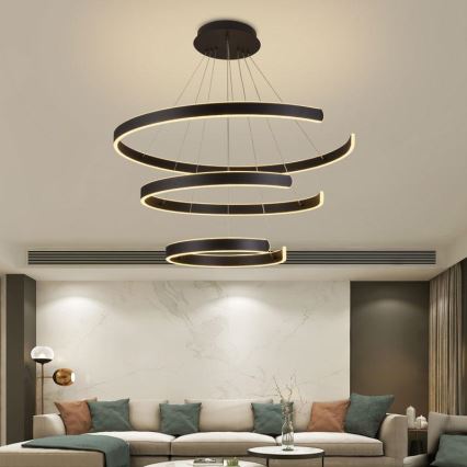 LED-himmennettävä kattokruunu johdossa LED/220W/230V 3000-6500K + kaukosäädin