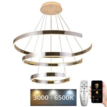 LED-himmennettävä kattokruunu johdossa LED/220W/230V 3000-6500K + kaukosäädin