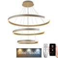LED-himmennettävä kattokruunu johdossa LED/220W/230V 3000-6500K + kaukosäädin