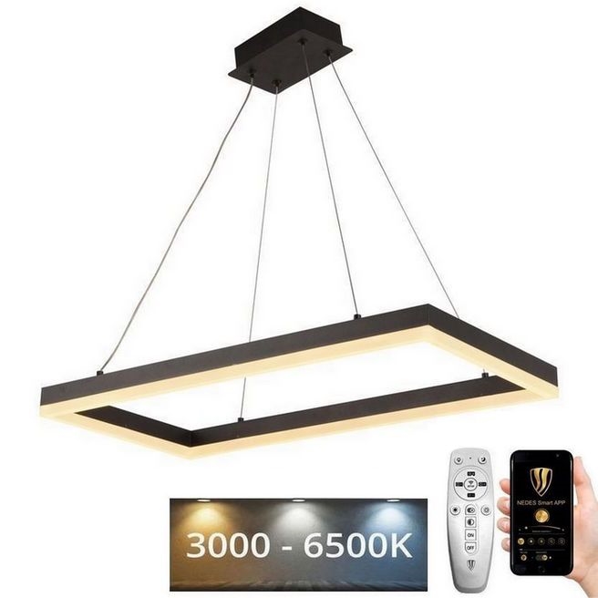 LED-himmennettävä kattokruunu johdossa LED/40W/230V 3000-6500K + kaukosäädin