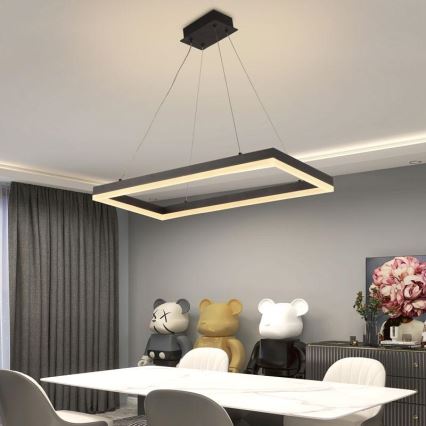 LED-himmennettävä kattokruunu johdossa LED/40W/230V 3000-6500K + kaukosäädin