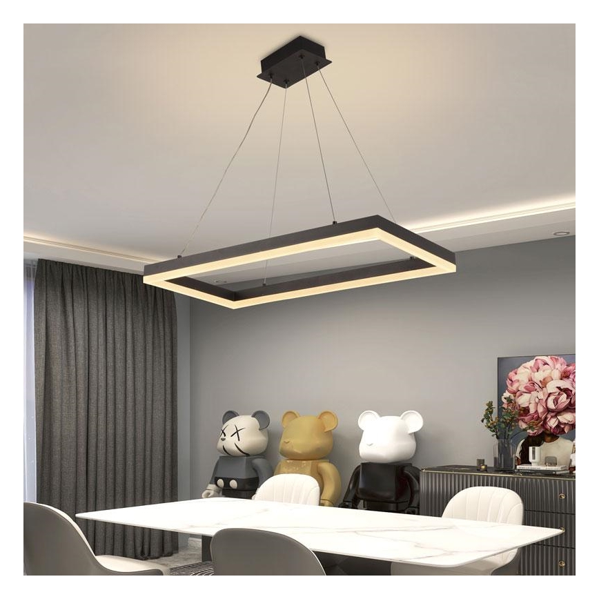 LED-himmennettävä kattokruunu johdossa LED/40W/230V 3000-6500K + kaukosäädin
