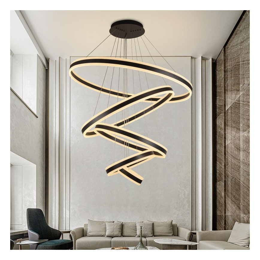 LED-himmennettävä kattokruunu johdossa LED/420W/230V 3000-6500K + kaukosäädin
