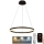 LED Himmennettävä kattokruunu johdossa LED/42W/230V 3000-6500K + kaukosäädin