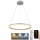 LED-himmennettävä kattokruunu johdossa LED/42W/230V 3000-6500K + kaukosäädin